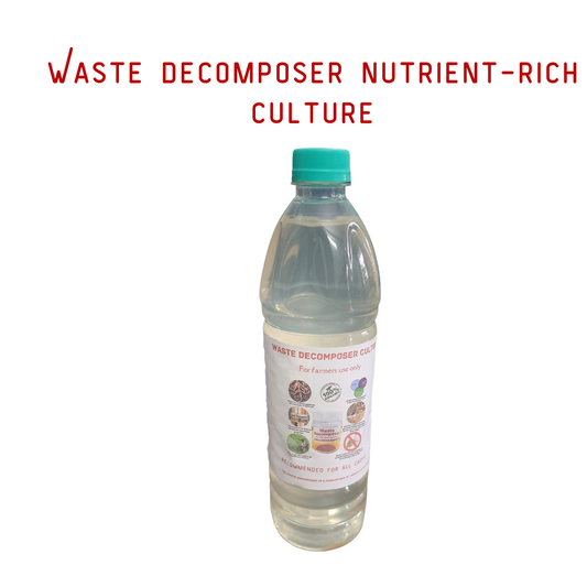 Waste Decomposer Nutrient Rich Liquid Culture (1 bottle)