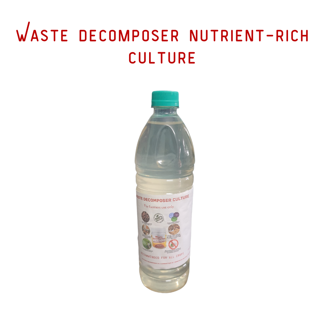 Waste Decomposer Nutrient Rich Liquid Culture (1 bottle)