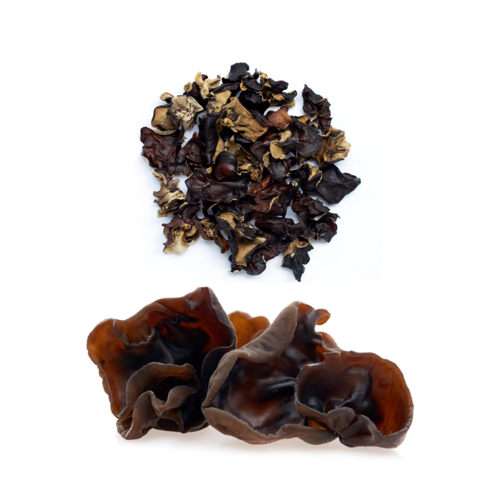 Dry Edible Black Fungus (Cloud Ear and Wood Ear Mushrooms) 100 gm