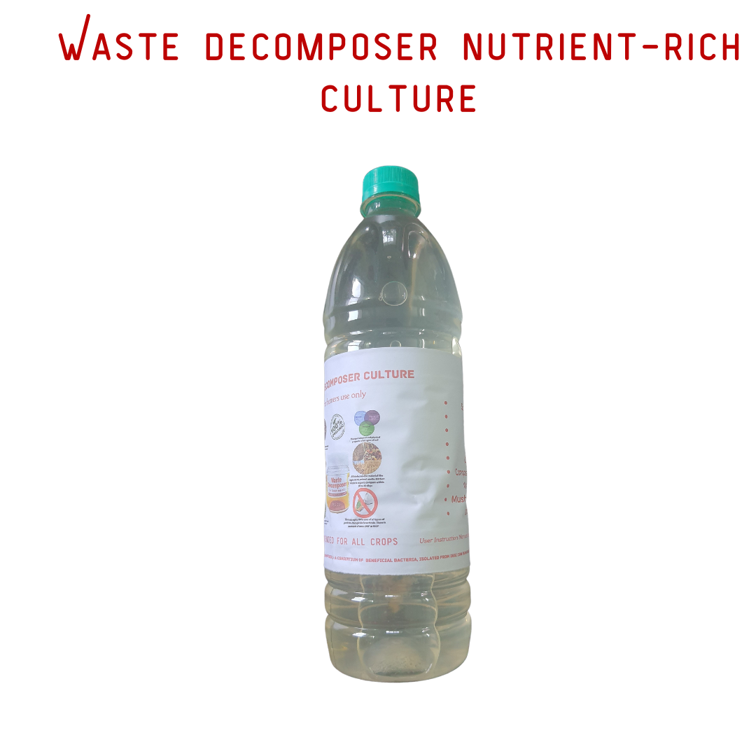 Waste Decomposer Nutrient Rich Liquid Culture (1 bottle)