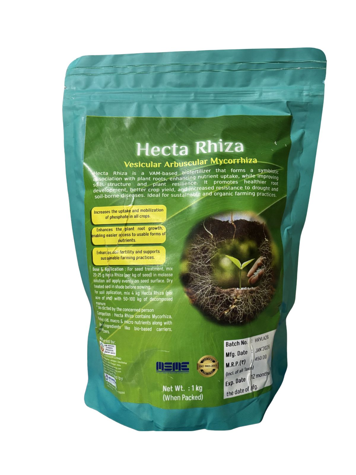 Hecta Rhiza – VAM Biofertilizer (Vesicular Arbuscular Mycorrhiza)