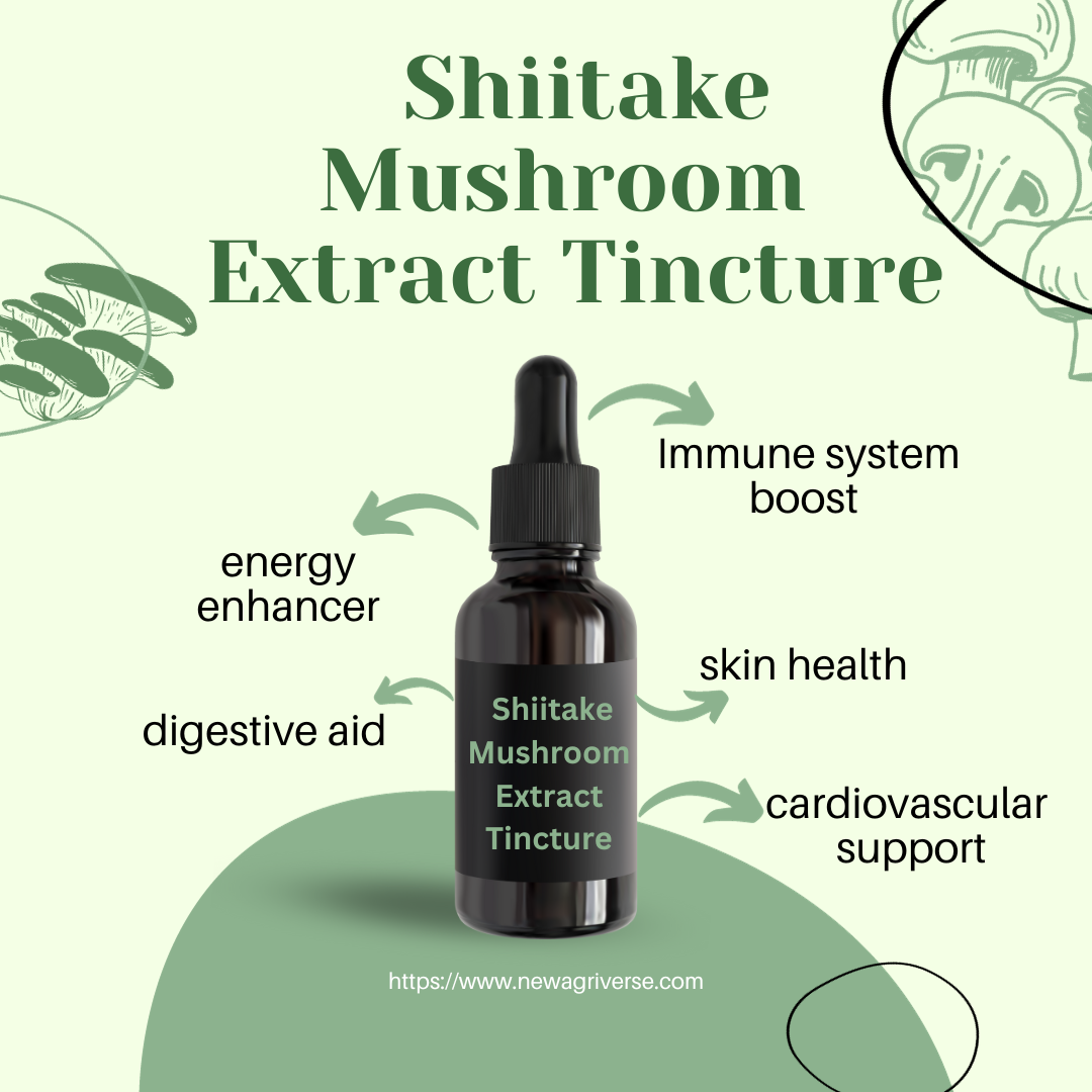 Shiitake Mushroom Extract Tincture 30ml (60 Servings)