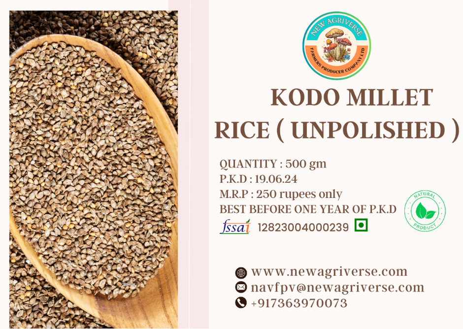 Kodo Millet Rice (Unpolished) | 500g