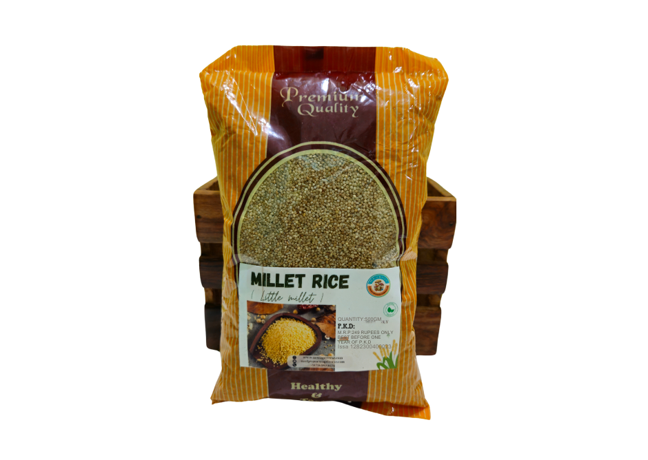 Mini Rice Millet Millet Rice (Little Millet) | 500g – NEW AGRIVERSE