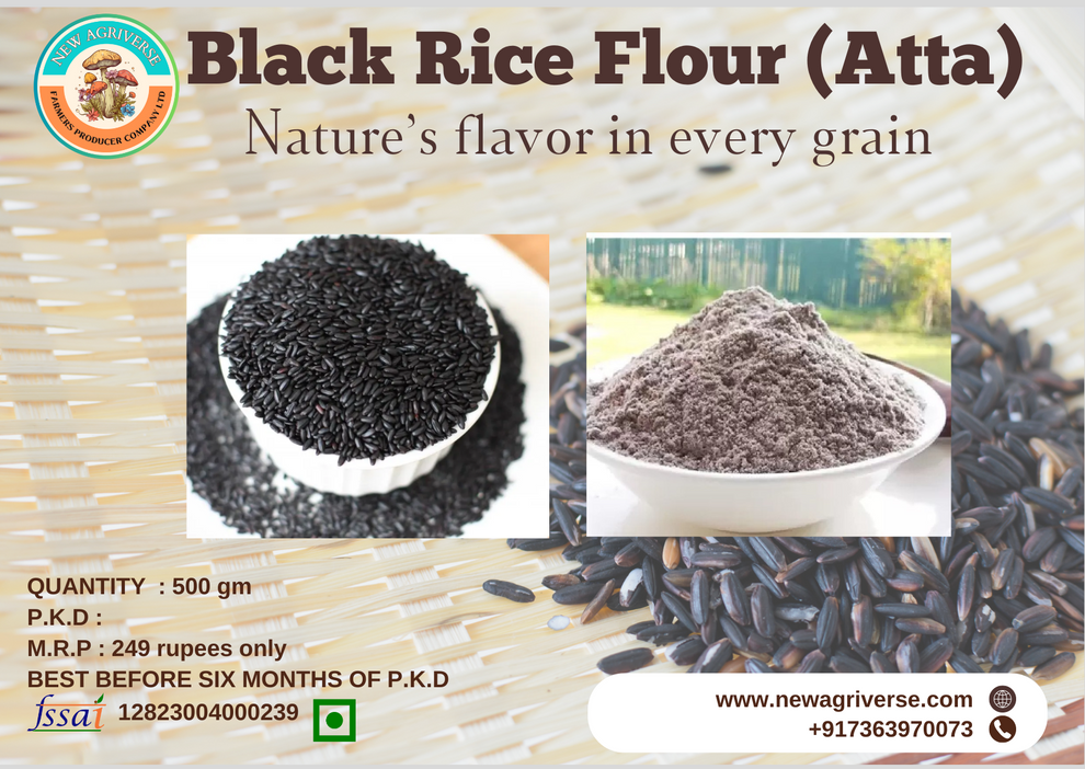 Black Rice Flour (Atta) | 500g – NEW AGRIVERSE