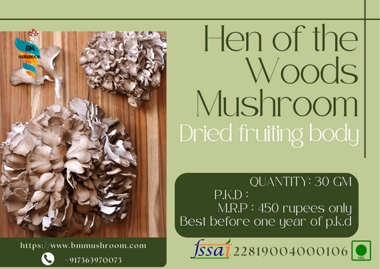 Dry Maitake Mushroom (Hen of the Wood) - 30gm