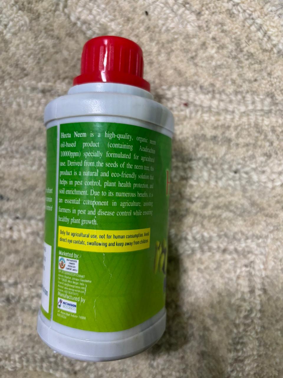 Hecta Neem – Organic Neem Oil (Azadirachtin 10,000 ppm)