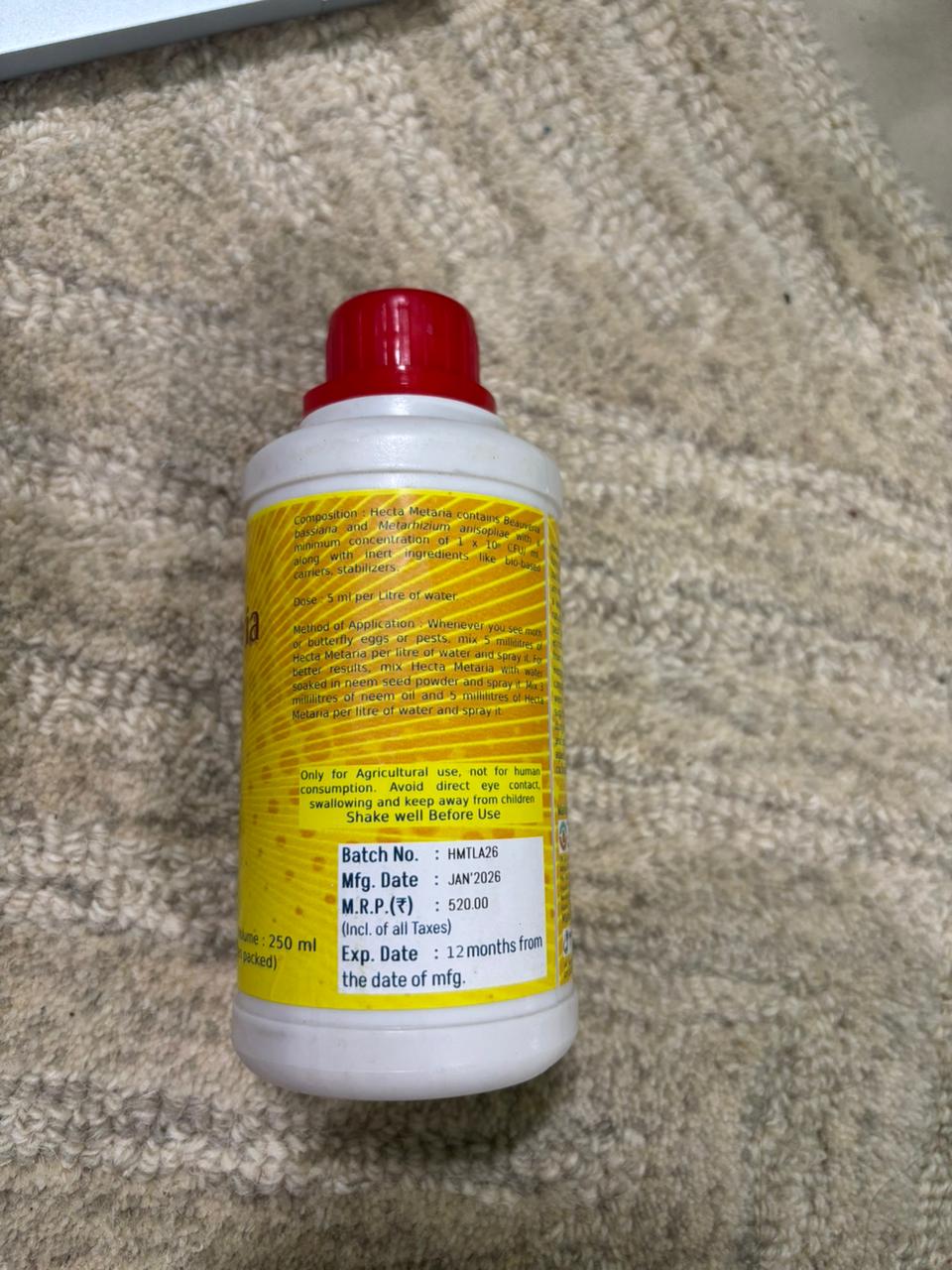 Hecta Metaria – Bio Insecticide (Beauveria bassiana & Metarhizium anisopliae)