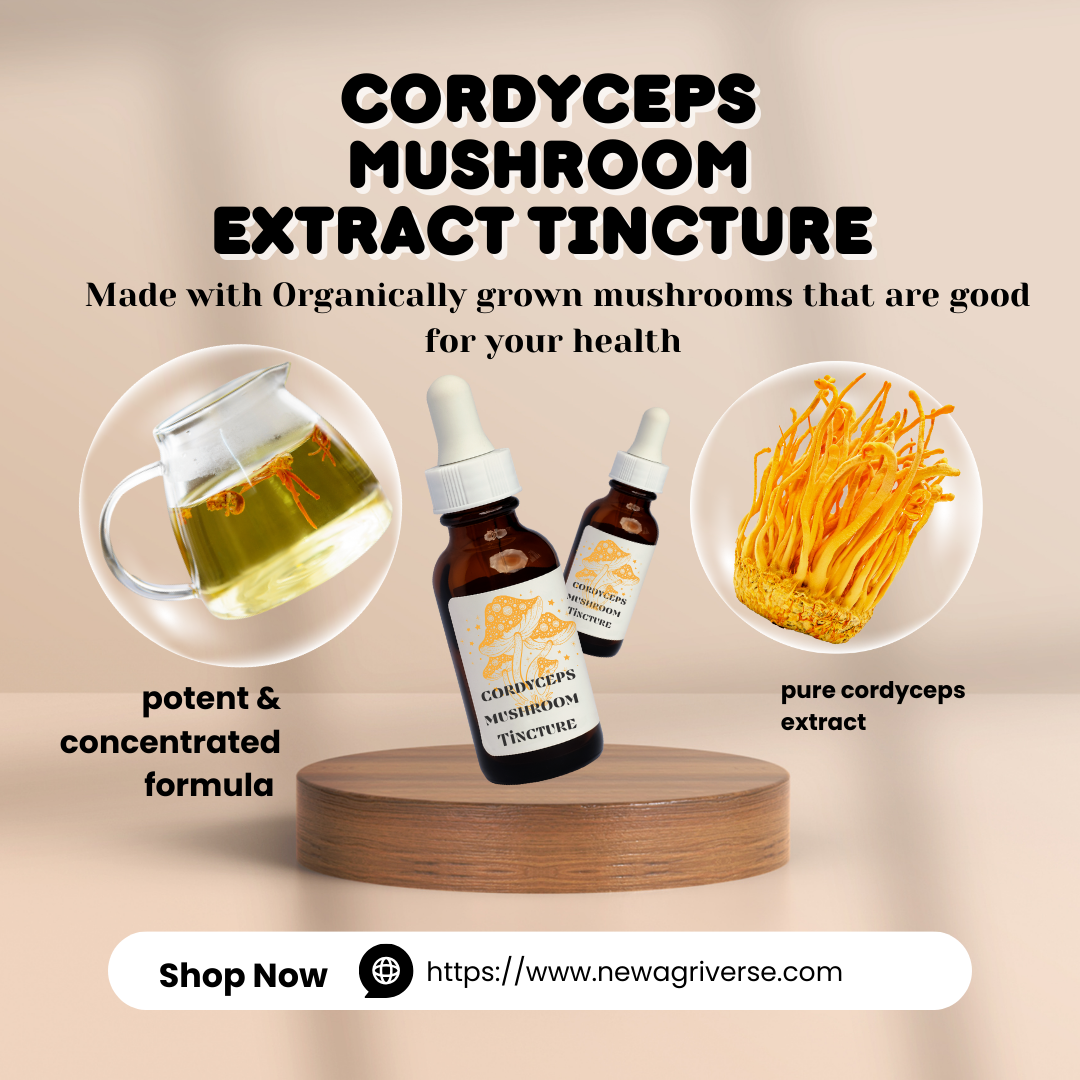 Cordyceps Mushroom Extract Tincture 30ml (60 Servings)