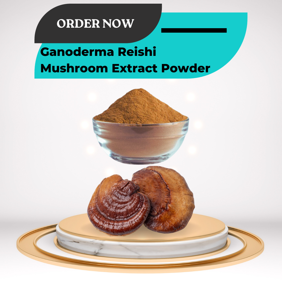 Ganoderma Reishi Mushroom Extract Powder 50 gm | Red Ganoderma lucidum (Lingzhi)